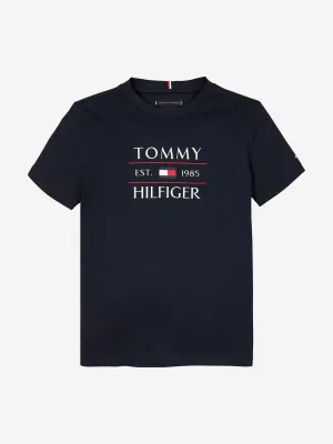 Tommy Hilfiger Boys Tommy Flag T-Shirt in Navy