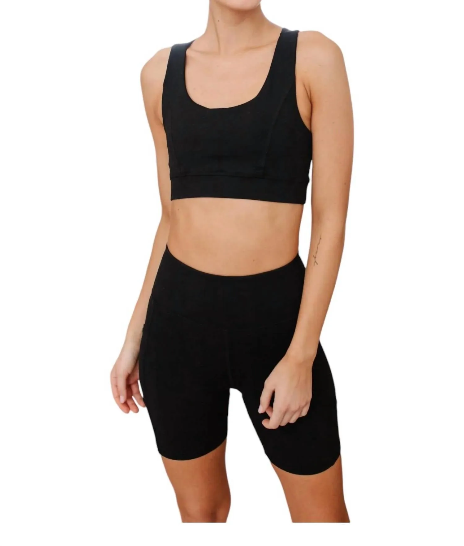 Tough Love Sports Bra In Black