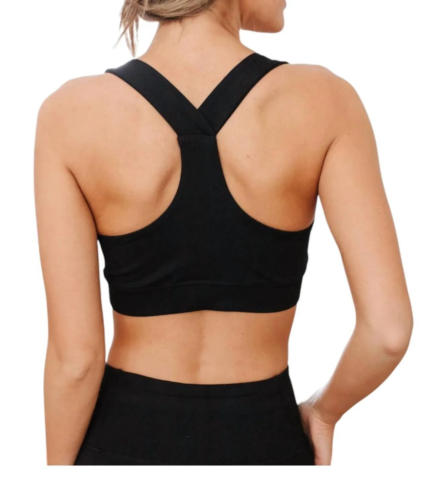 Tough Love Sports Bra In Black