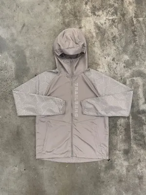 Trailberg Axis Jacquard Windbreaker - Moon Rock