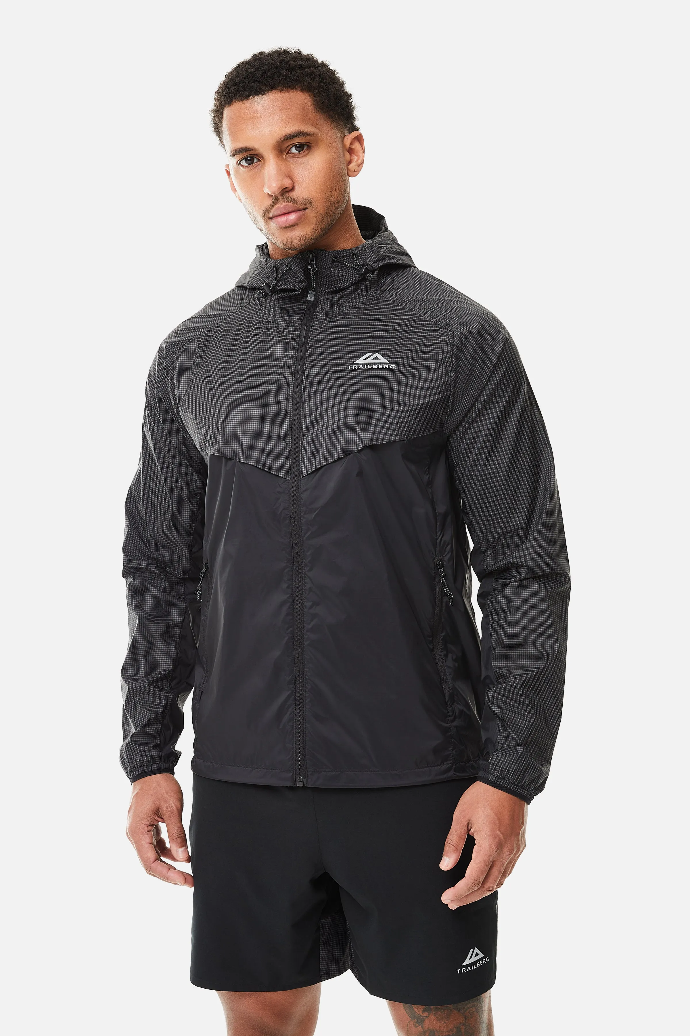 Trailberg Rapid Grid Windbreaker - Black