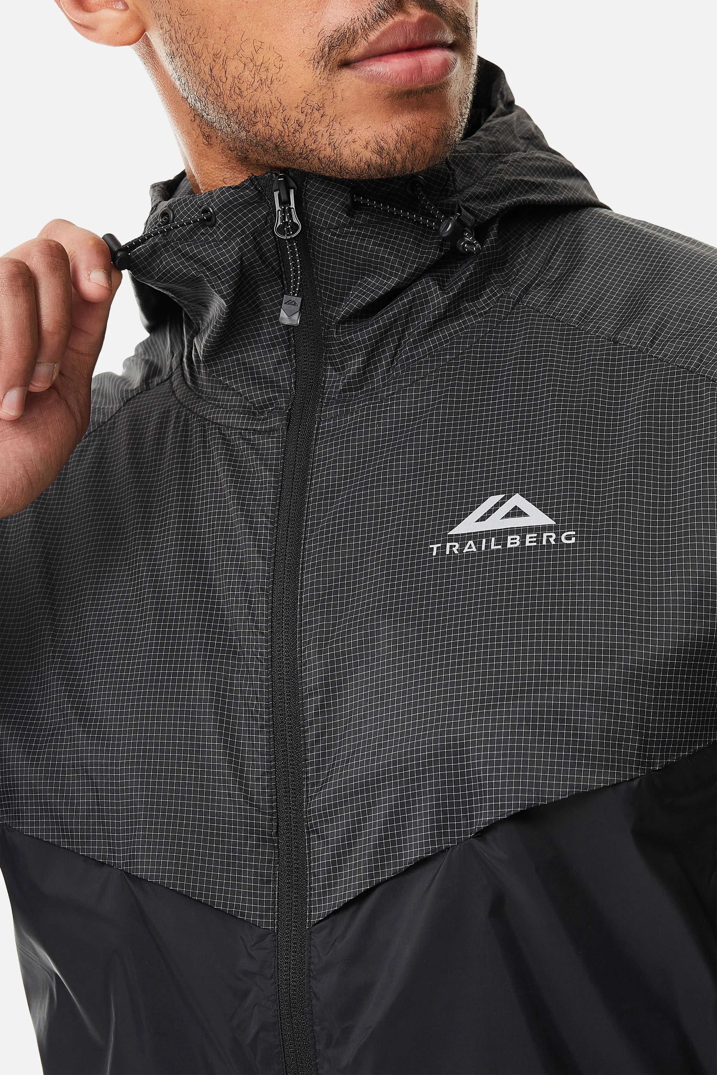 Trailberg Rapid Grid Windbreaker - Black