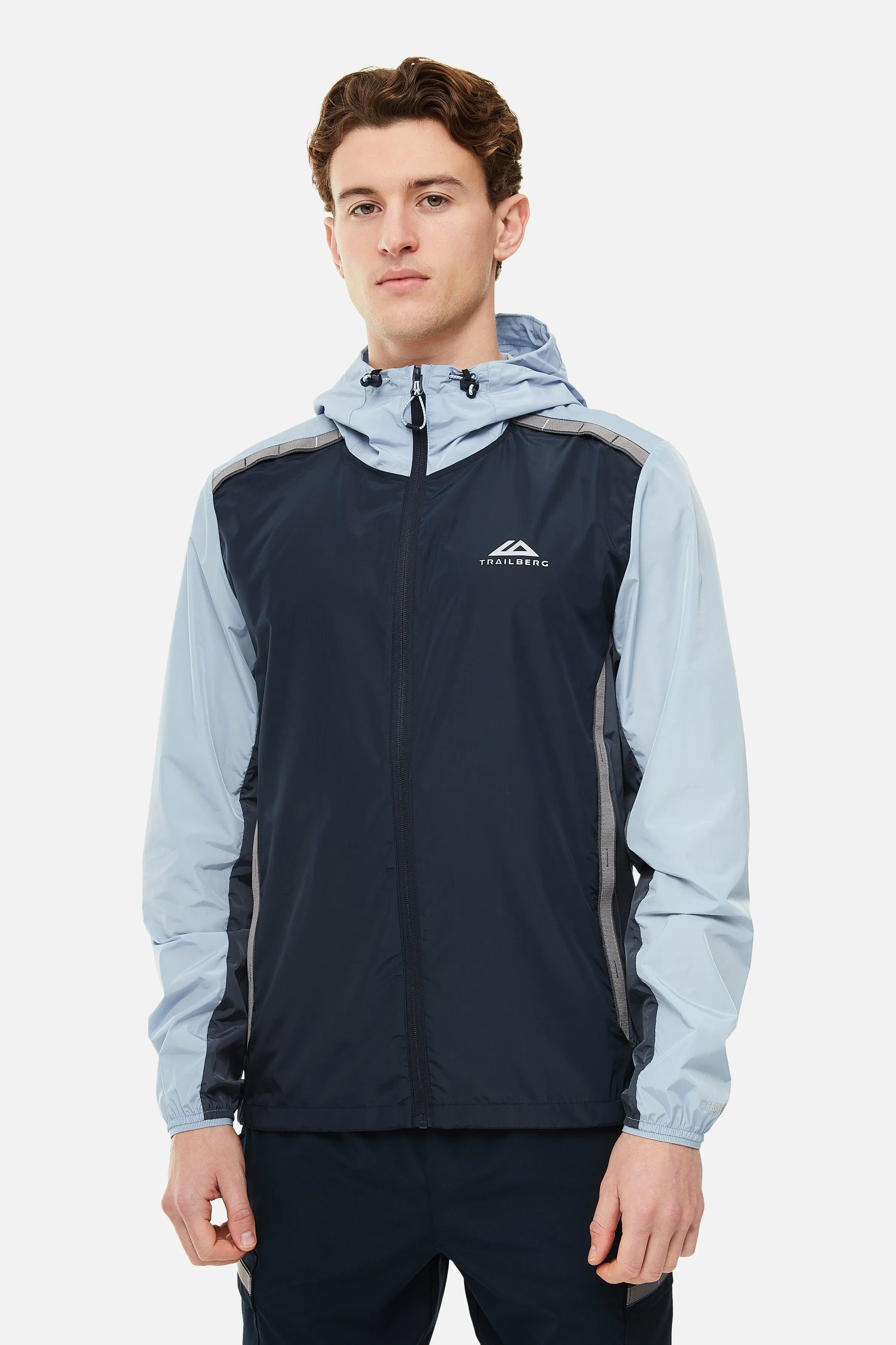 Trailberg Triathlon Windbreaker - Navy / Blue Fog