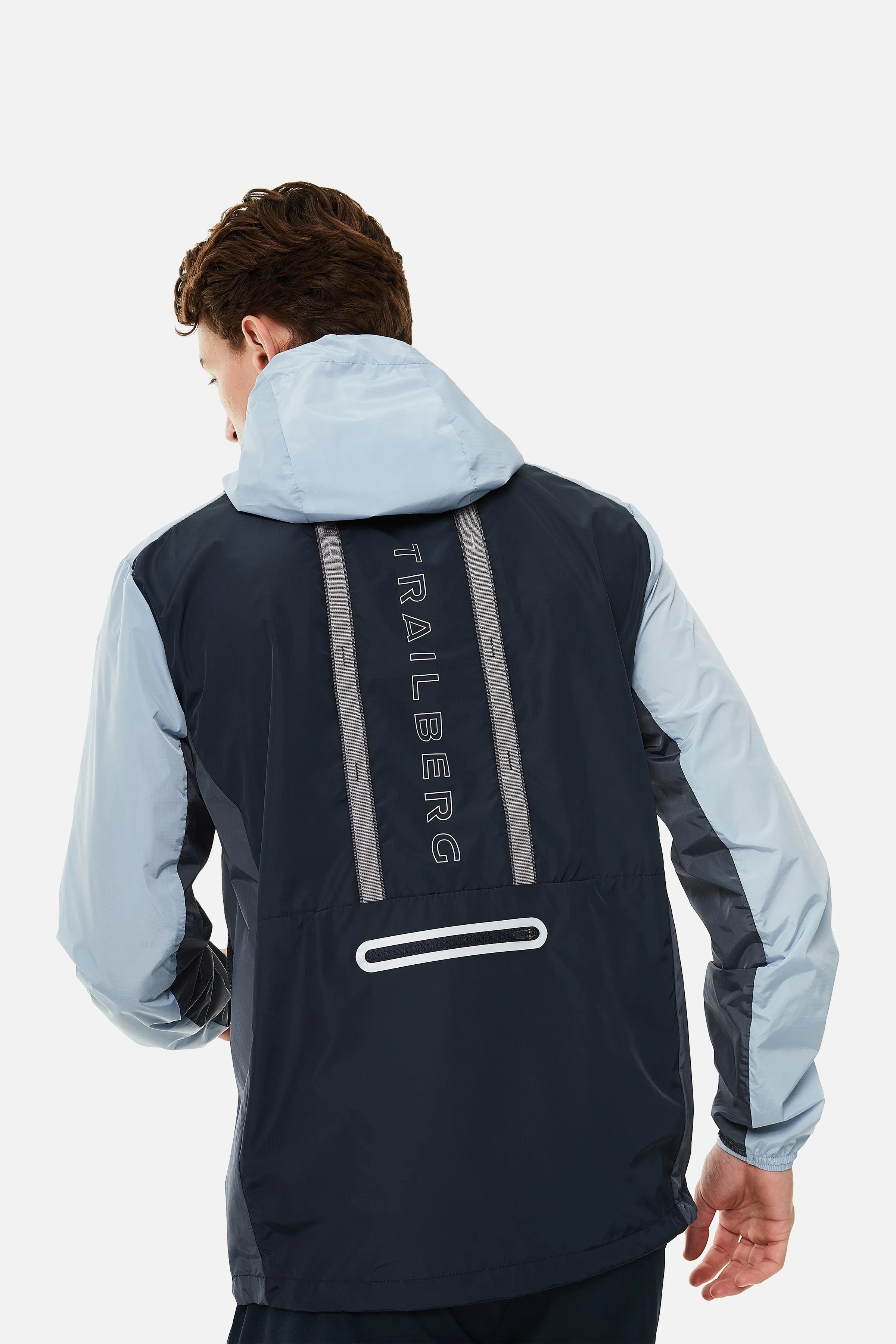 Trailberg Triathlon Windbreaker - Navy / Blue Fog