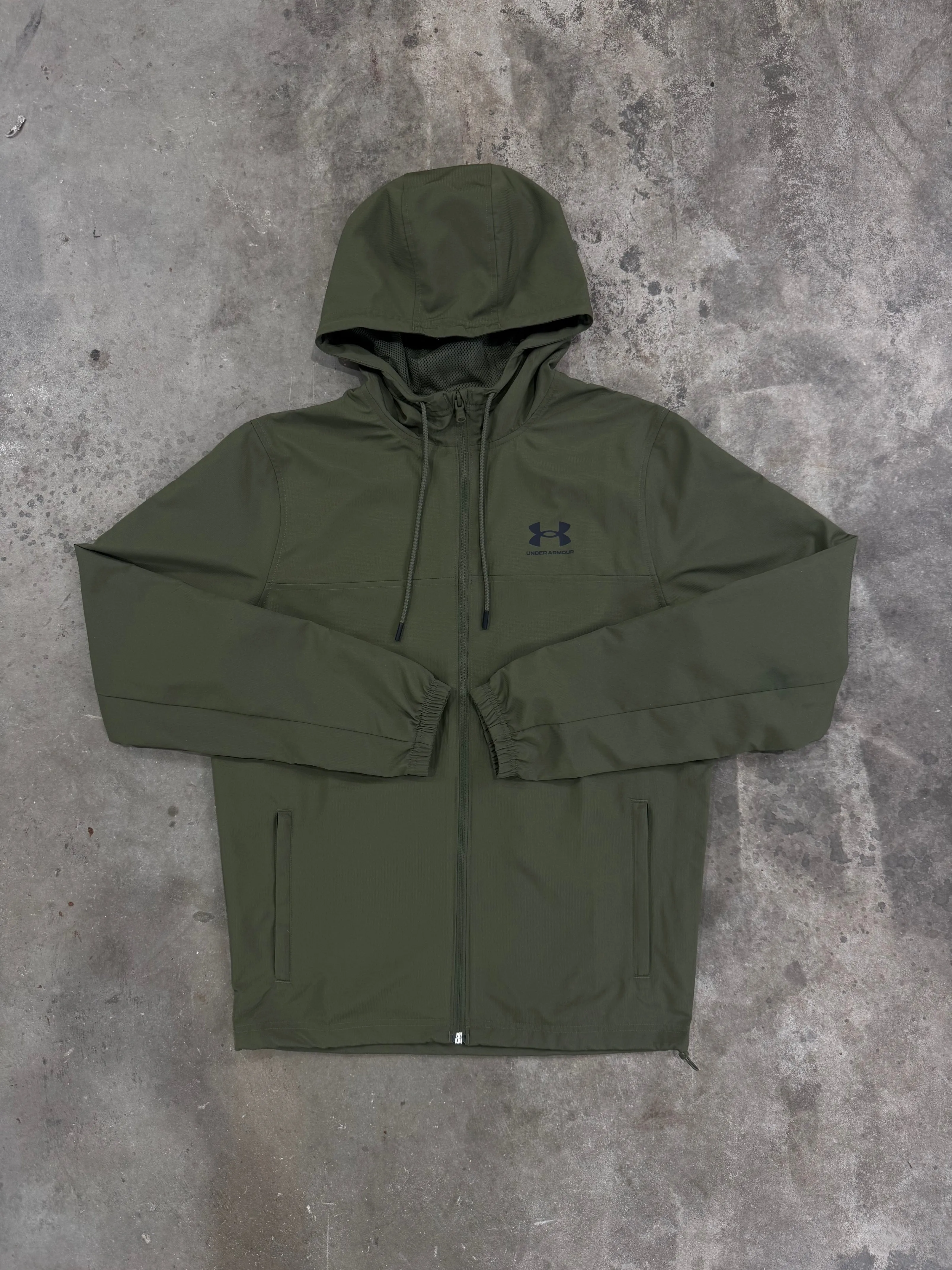Under Armour Rival Woven Windbreaker - Khaki