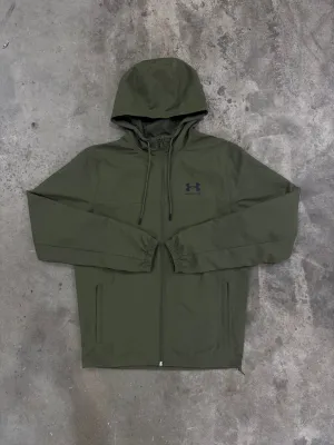 Under Armour Rival Woven Windbreaker - Khaki