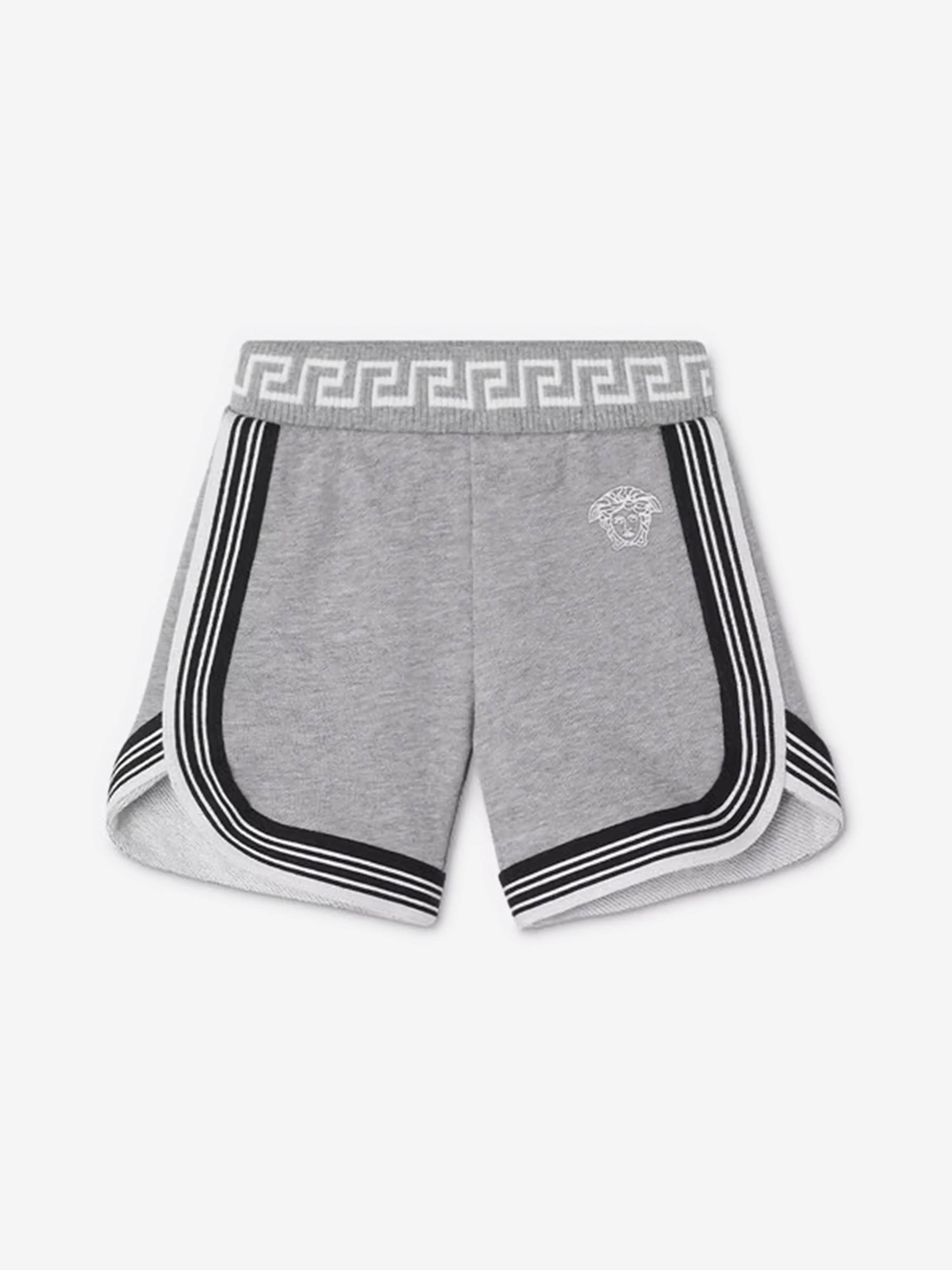 Versace Baby Boys Medusa Logo Shorts in Grey
