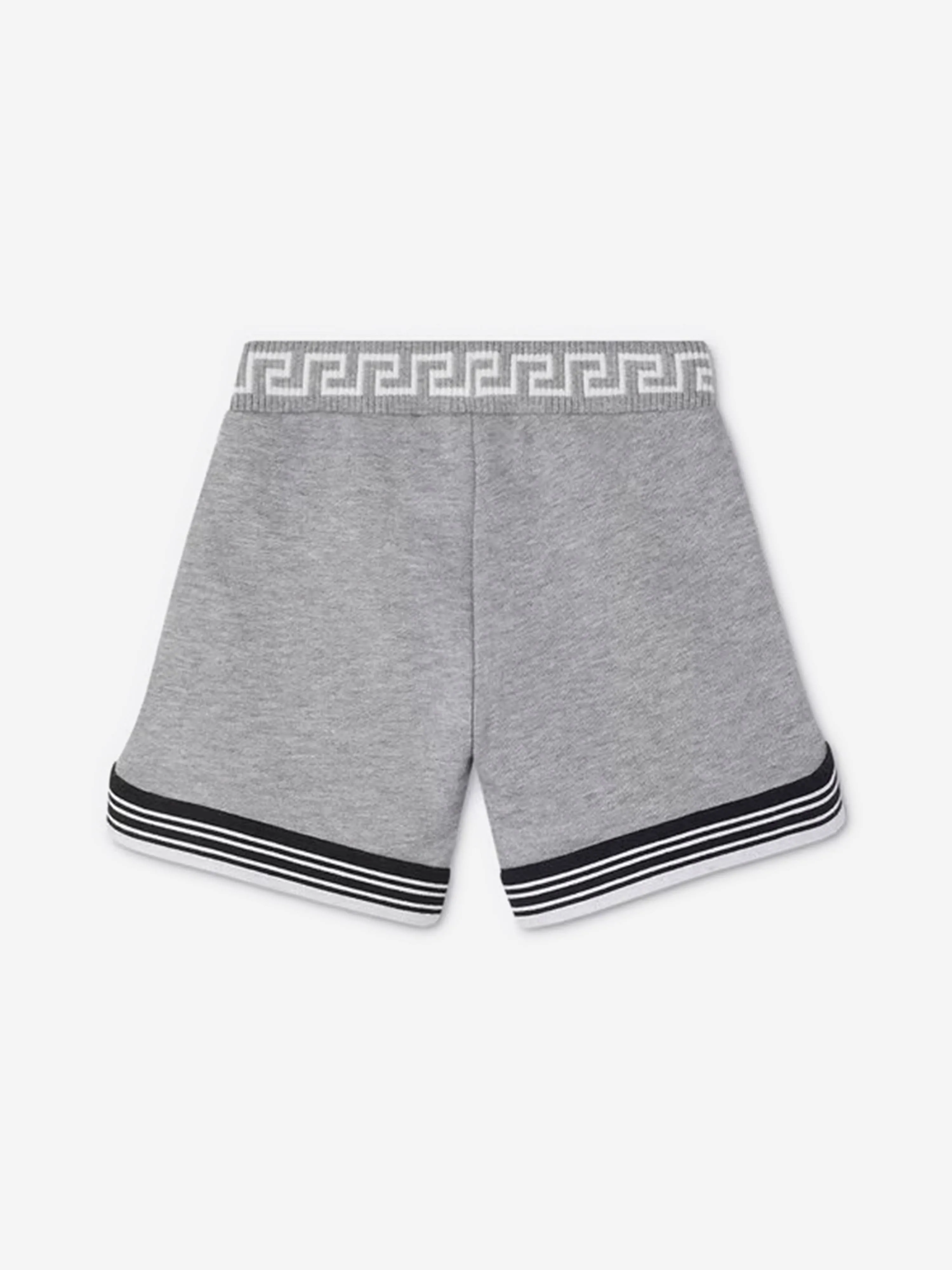 Versace Baby Boys Medusa Logo Shorts in Grey