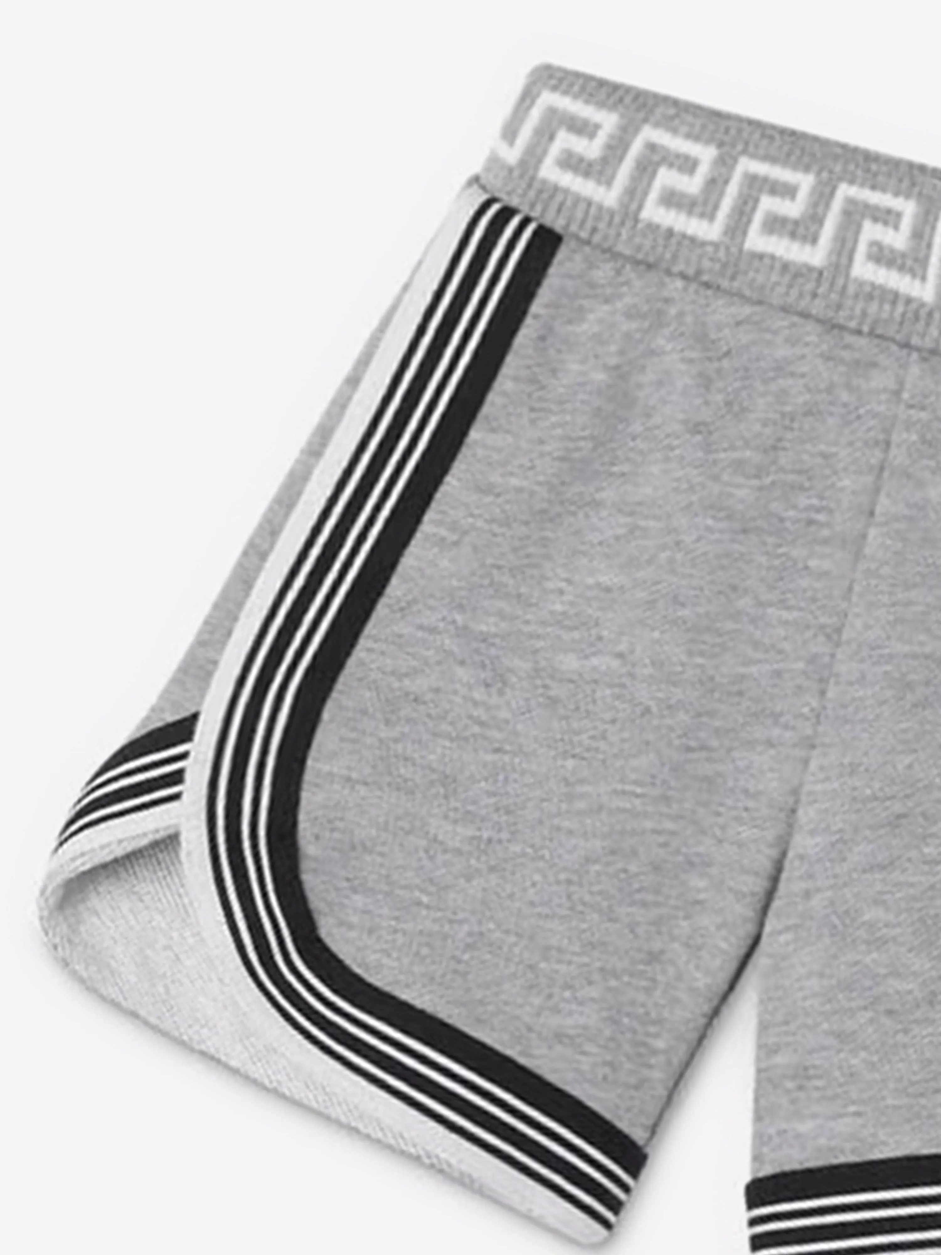 Versace Baby Boys Medusa Logo Shorts in Grey