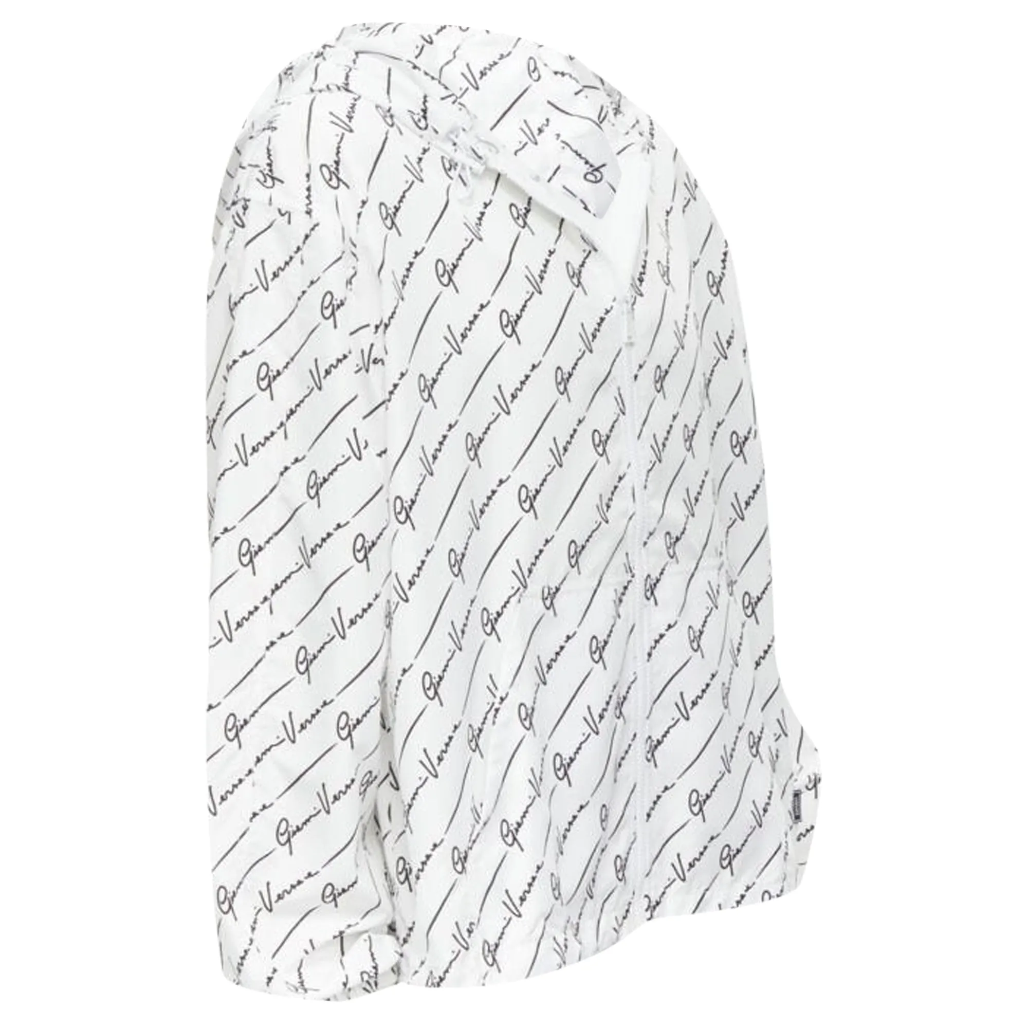 Versace Gianni Signature nylon hooded windbreaker