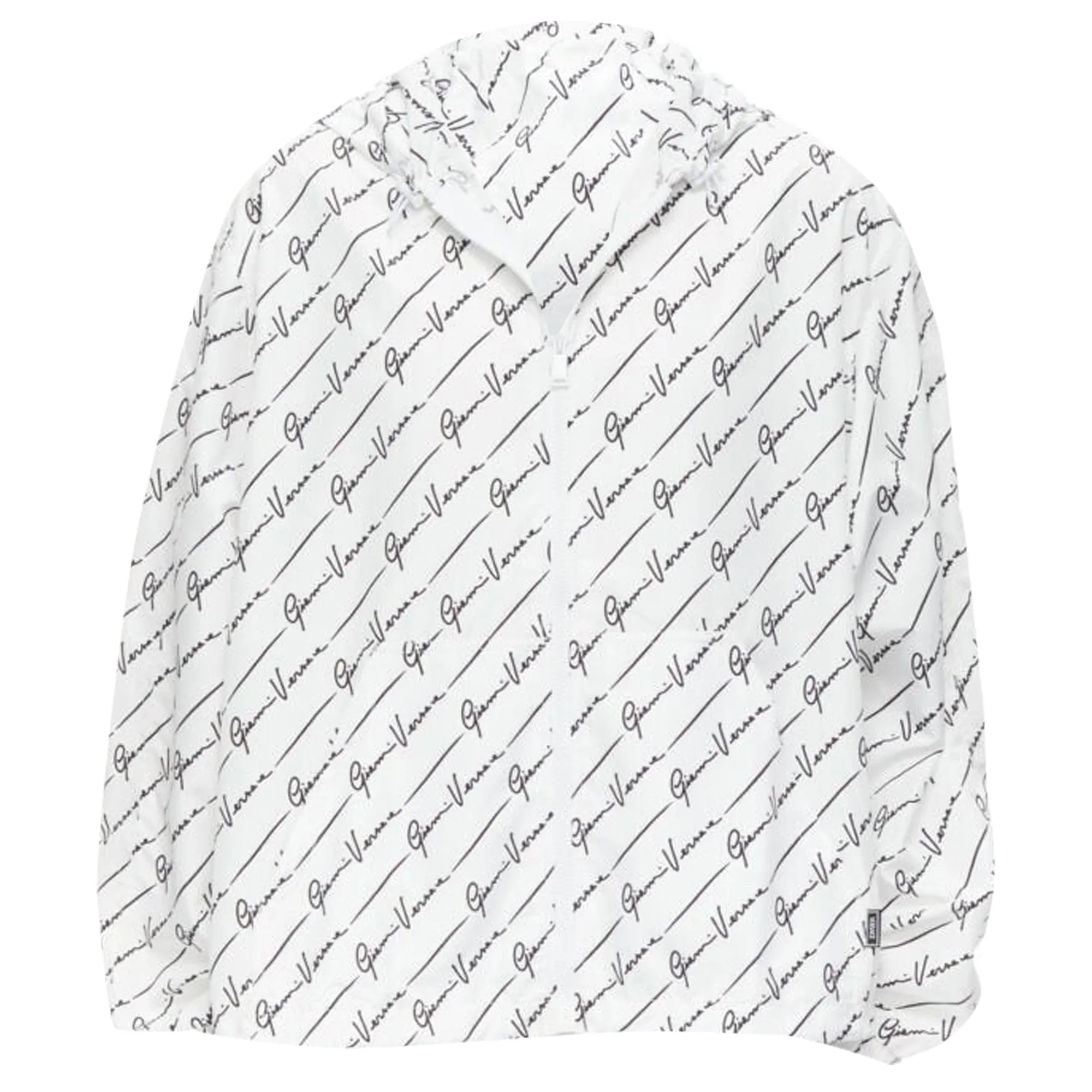Versace Gianni Signature nylon hooded windbreaker
