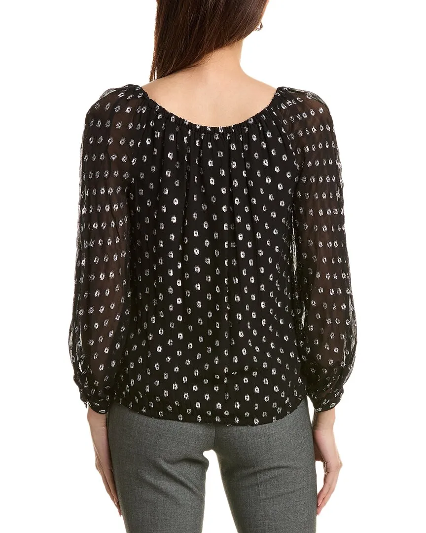 Vince Camuto Off-The-Shoulder Fil Coupe Top