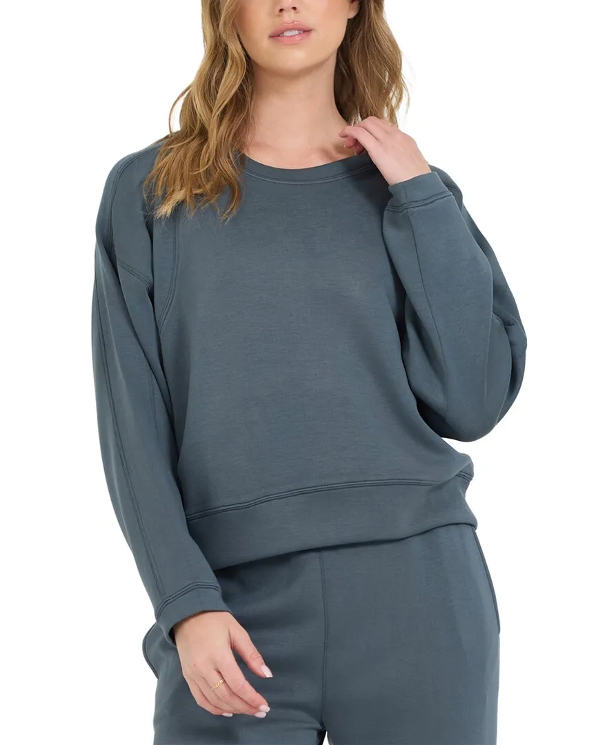 Vintage Havana Cloud Fleece Crewneck Top