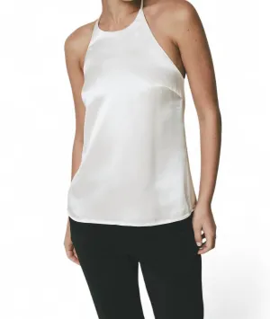 Viviene Halter Top In Ivory