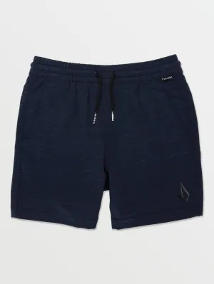 Volcom Freazy Loose Elastic Waist Denim Pants Navy Volcom