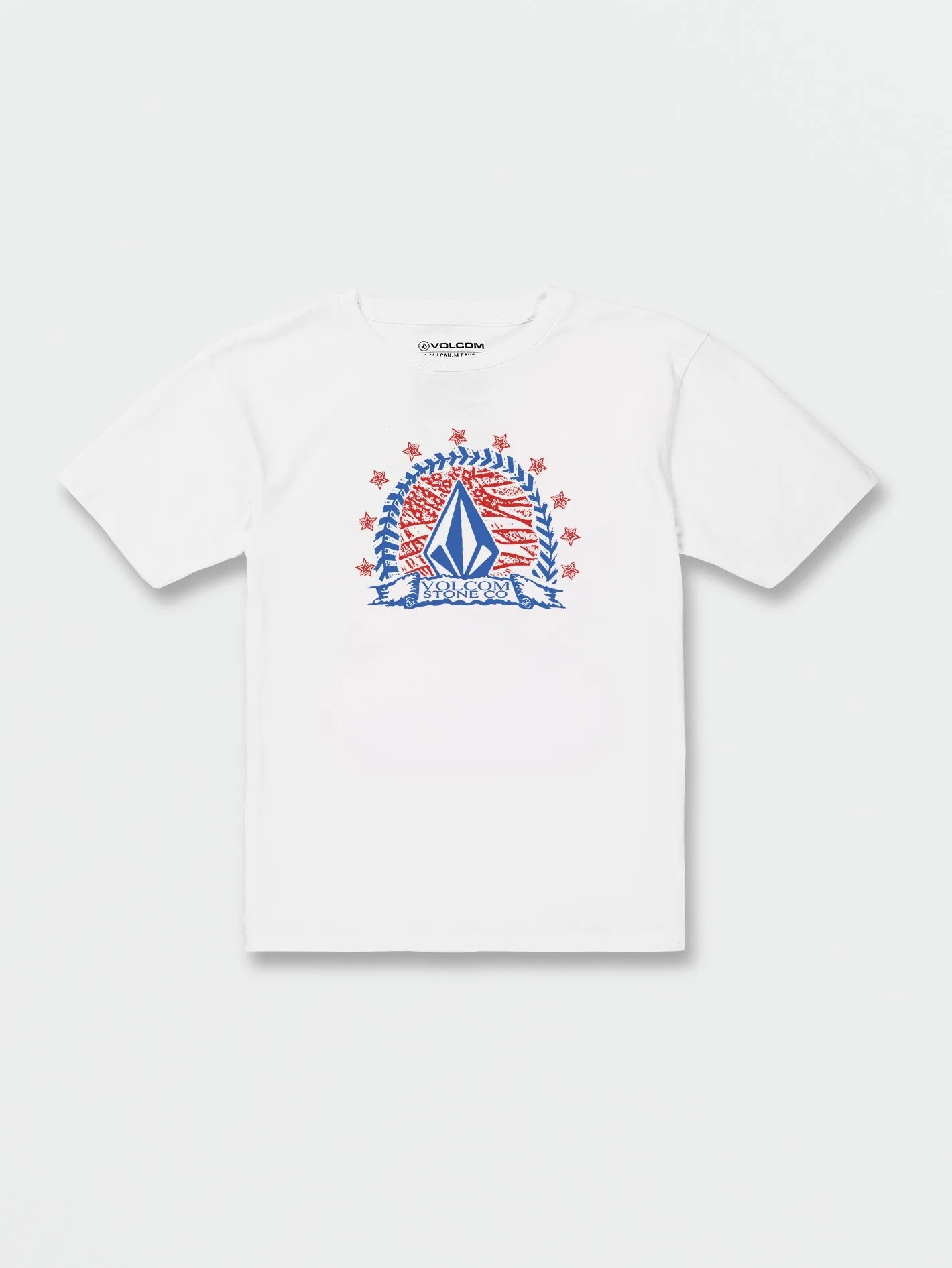 Volcom Huskerdont Short Sleeve Tee White Volcom