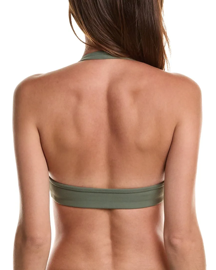 WeWoreWhat V-Neck Halter Bra