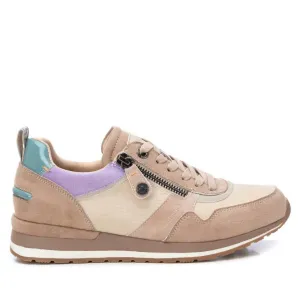 Women's Adjustable Lace Sneakers In Taupe