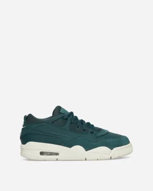 Women's Air Jordan 4 RM Sneakers Oxidized Green / White