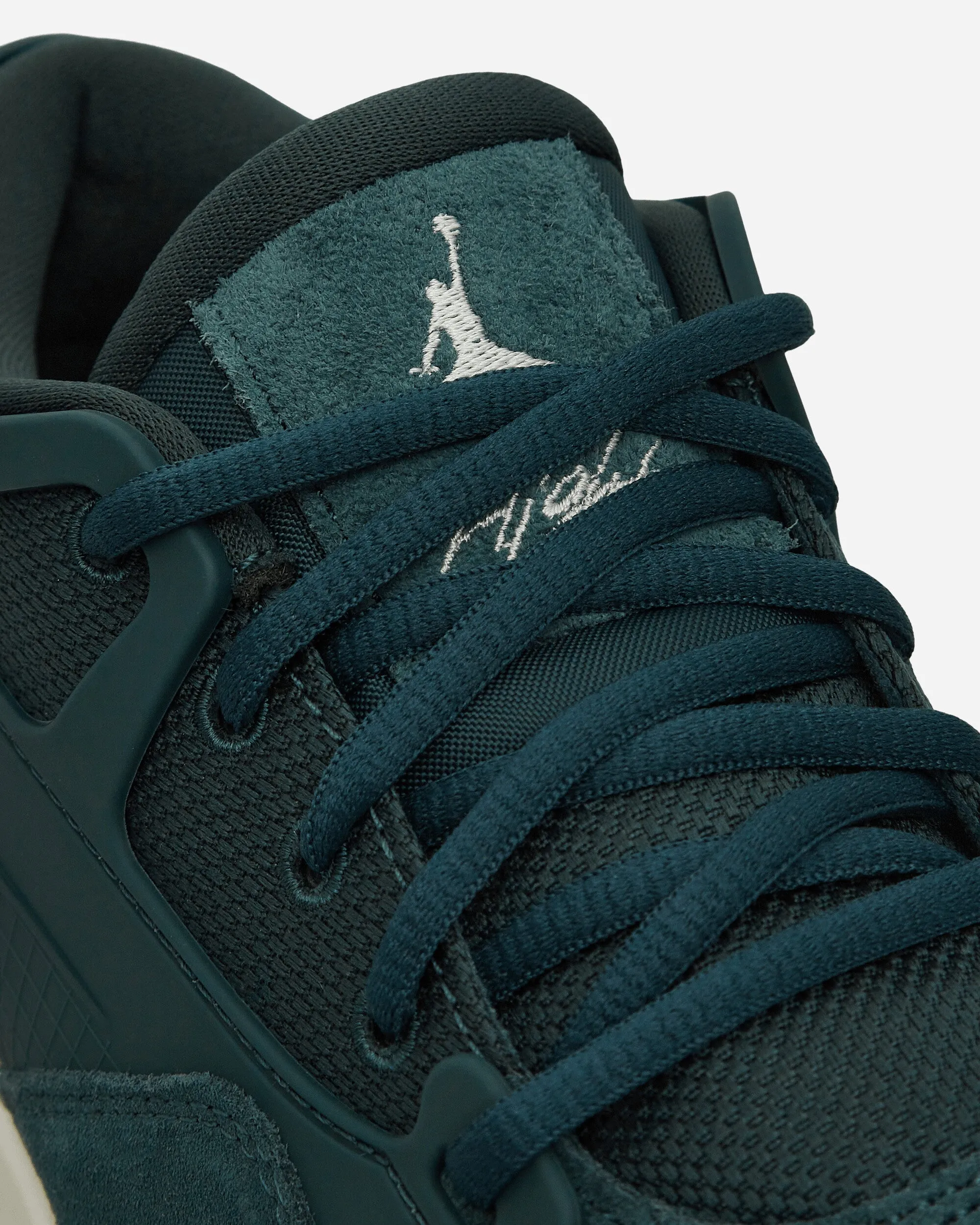 Women's Air Jordan 4 RM Sneakers Oxidized Green / White