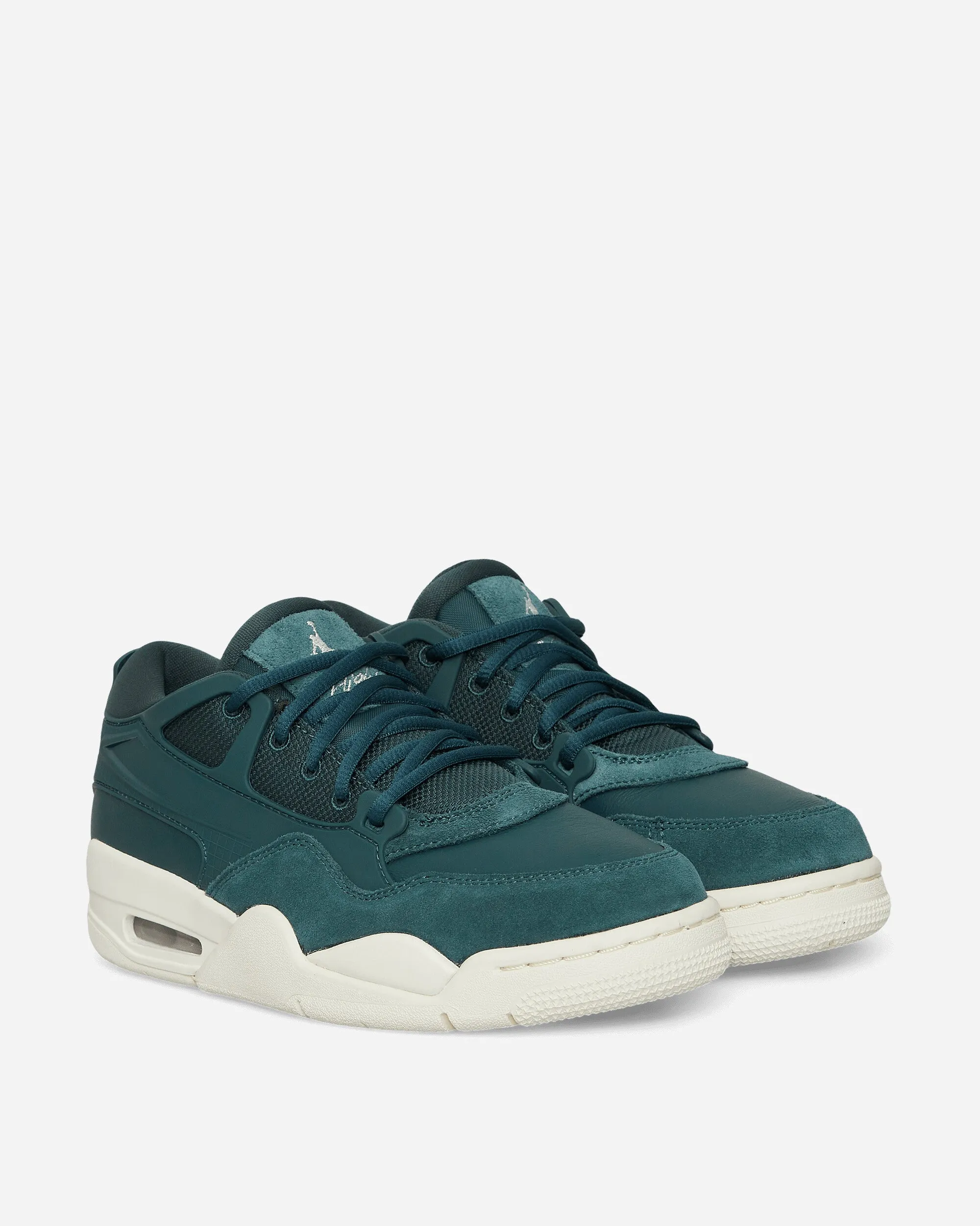 Women's Air Jordan 4 RM Sneakers Oxidized Green / White