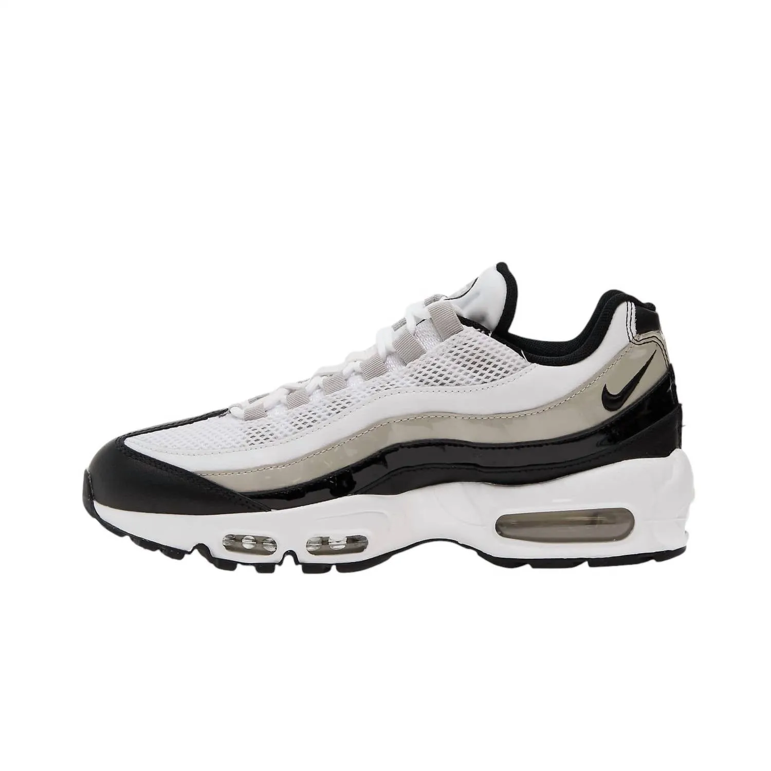 Women's Air Max 95 Sneakers In White/black-Lt Iron Ore