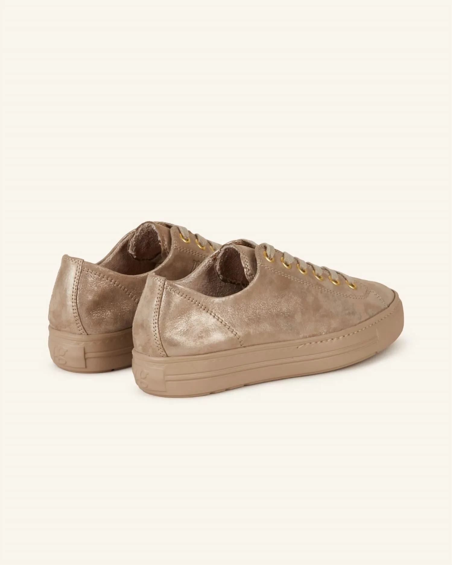 Women's Hadley Sneaker In Champagne Glossy Antic
