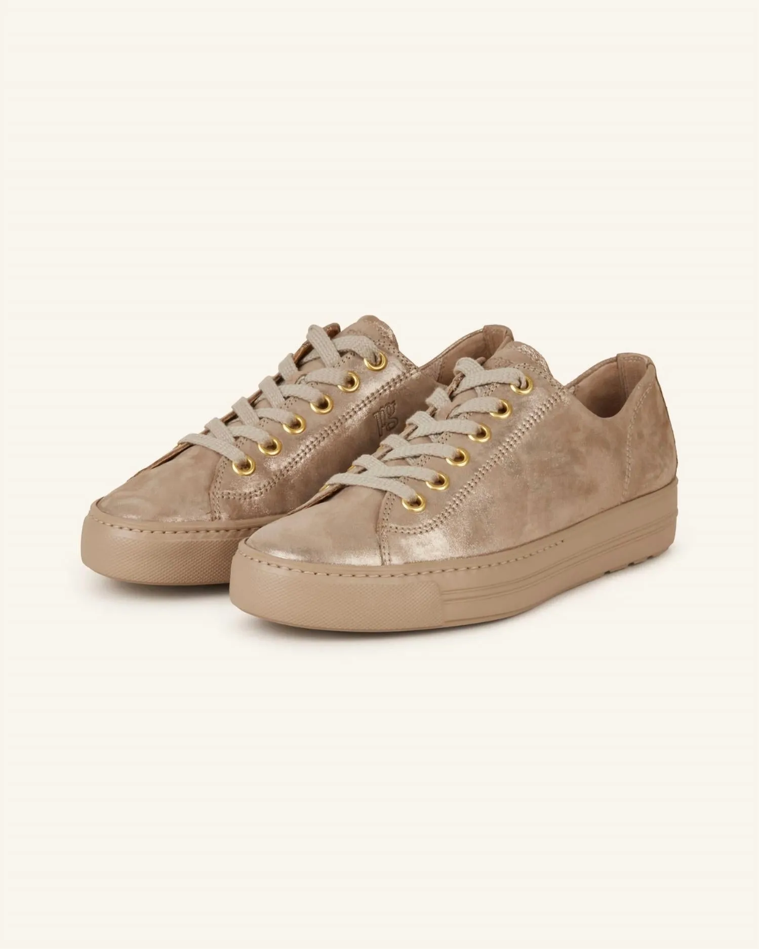 Women's Hadley Sneaker In Champagne Glossy Antic
