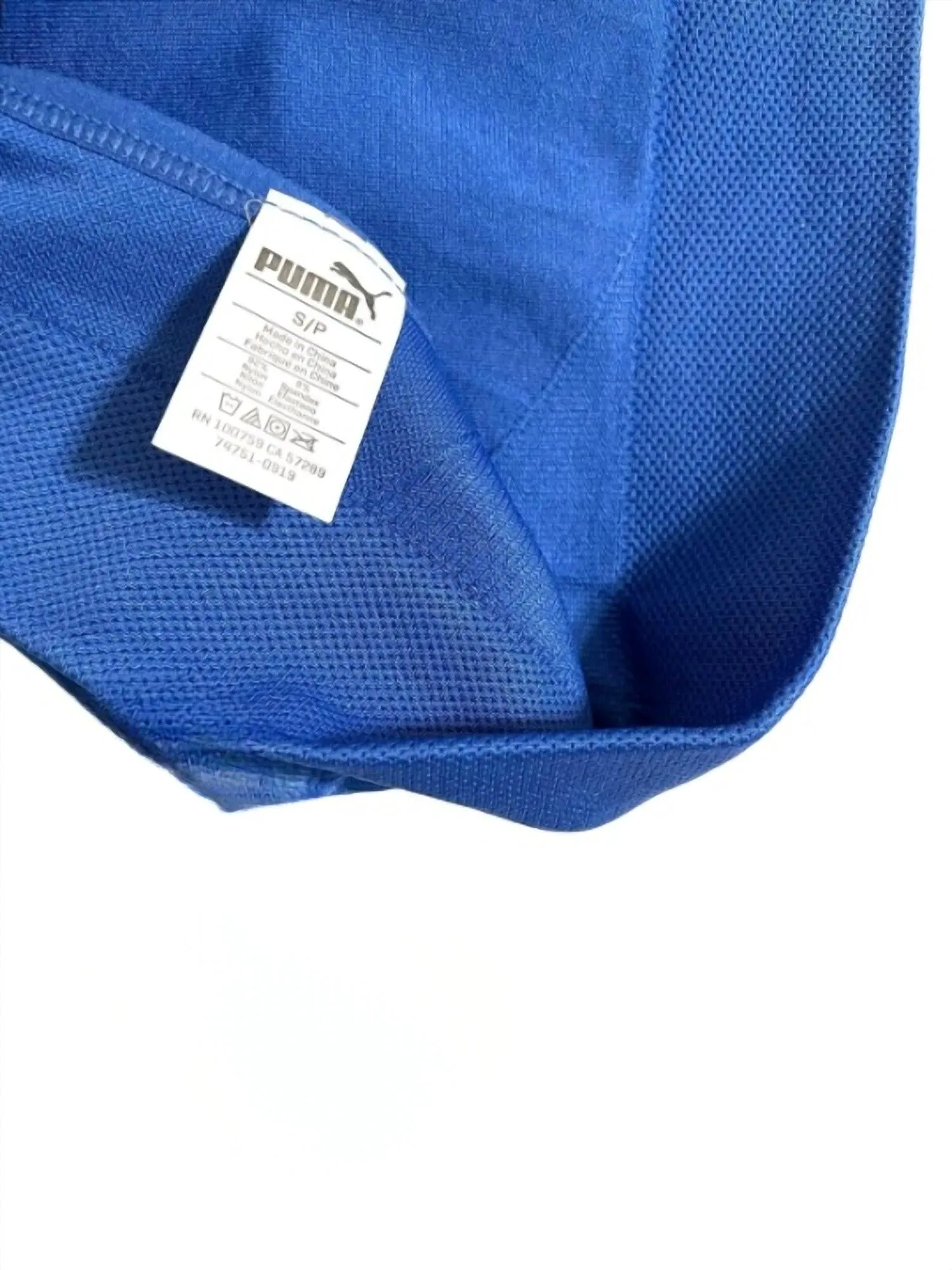 Women's Racer Back Low Logo Sports Bra In Blue