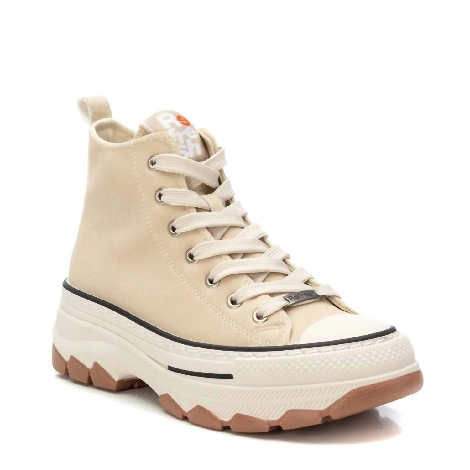 Women's Sneaker Booties In Beige