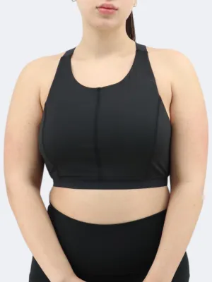 Women's Sports Cropped Top,Black