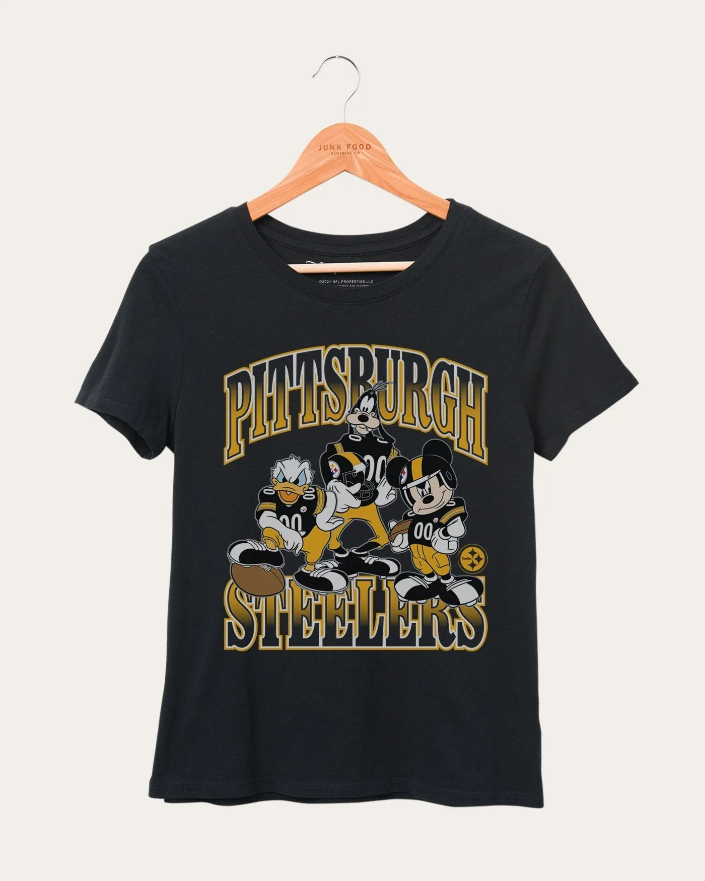 Women's Steelers Disney Huddle Up Tee