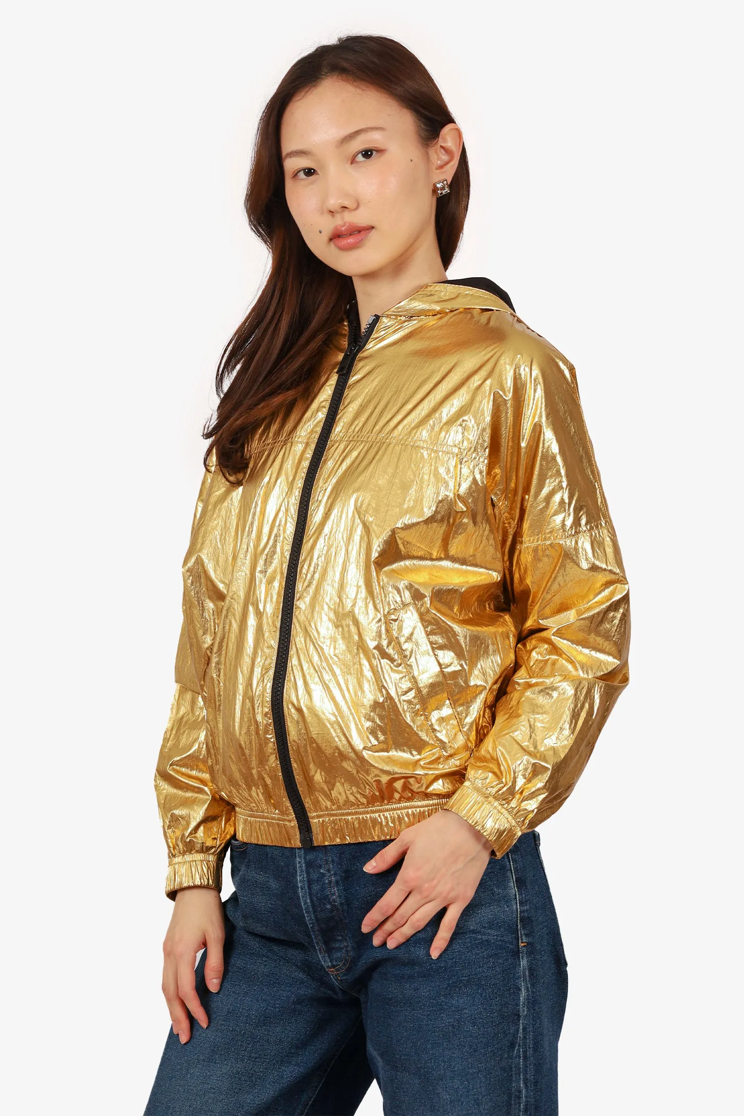 Zadig & Voltaire Gold Windbreaker Size 34