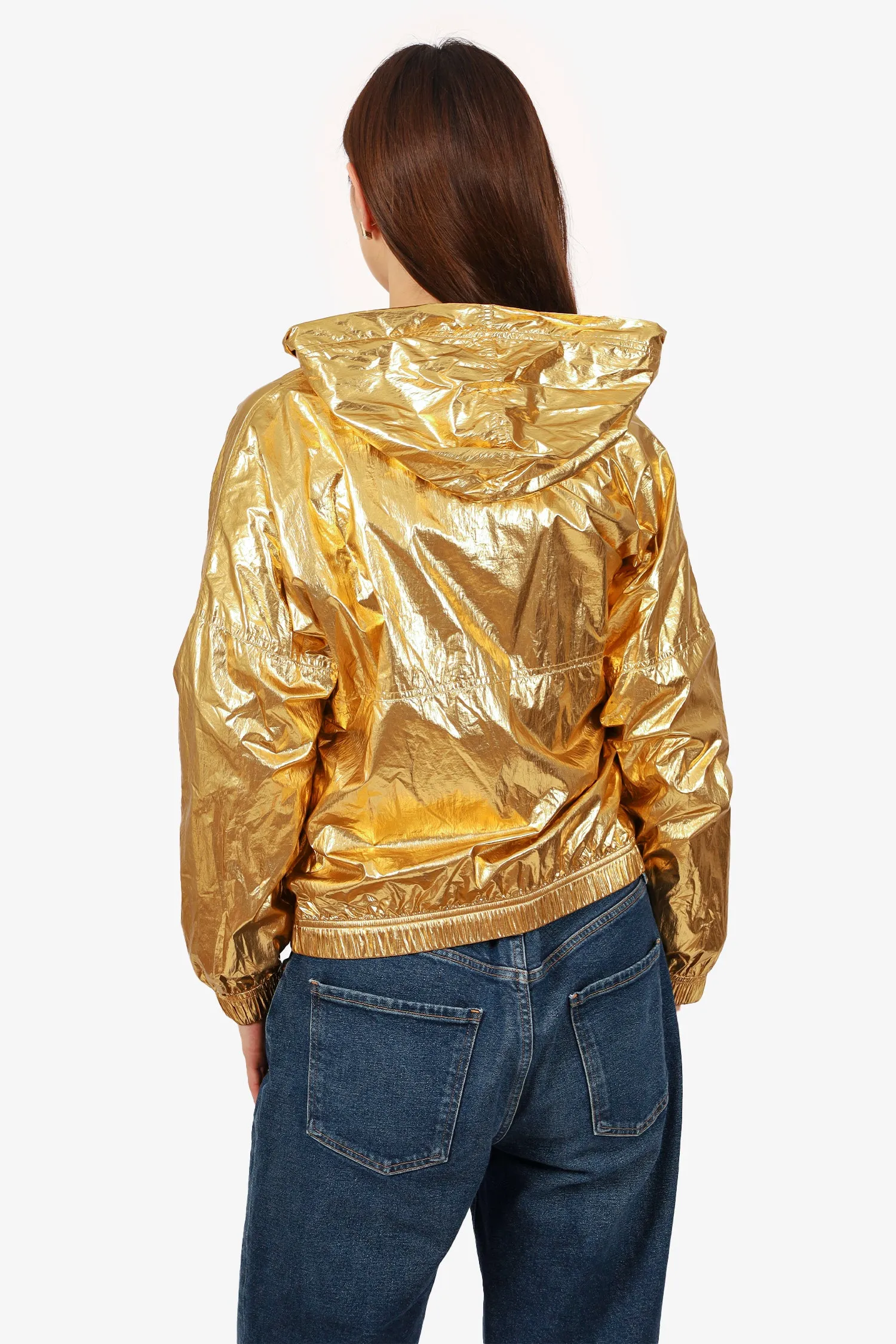 Zadig & Voltaire Gold Windbreaker Size 34