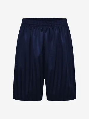Zeco Kids School Shadow Stripe Shorts in Navy